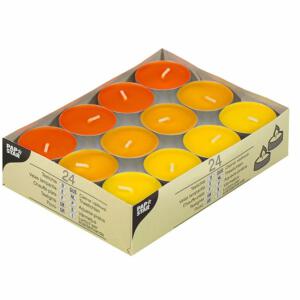 Teelichter "Gelb, Orange, Borneo" , 38mm...