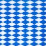 100 Servietten, 1-lagig 1/4-Falz 33 cm x 33 cm Bayrisch Blau