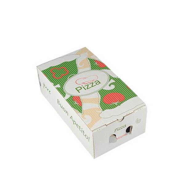 100 Papstar pure Pizzakartons aus Cellulose eckig 30cm x 16cm x 10cm 84697