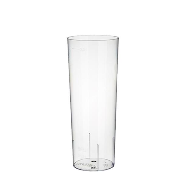 10 Gläser für Longdrinks, PS 0,3 l Ø 5,85 cm · 15,2 cm glasklar