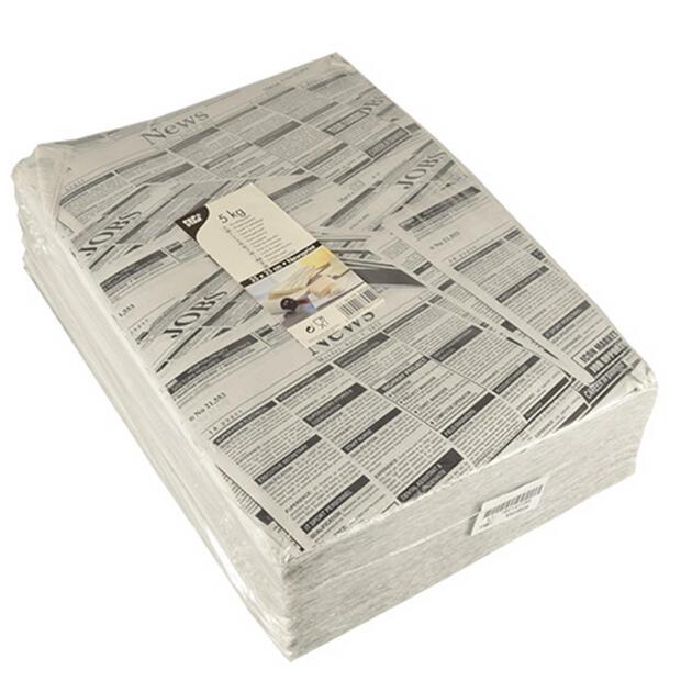 5 kg Einschlagpapiere, Cellulose 35 cm x 25 cm "Newsprint"