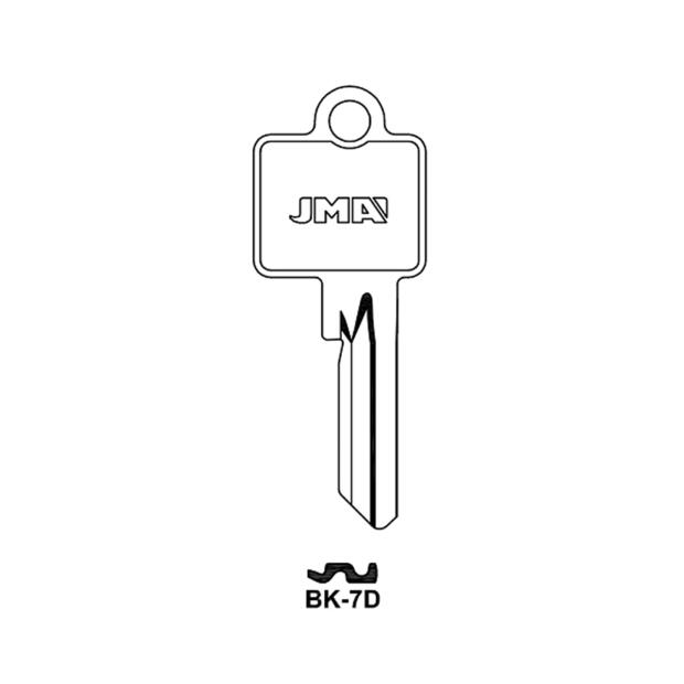 JMA BK-7D Schlüsselrohling