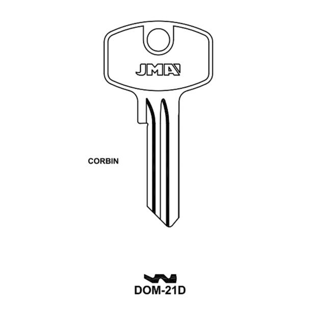 JMA Dom-21D Schlüsselrohling 5x