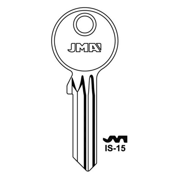 JMA IS 15 Schlüsselrohling 10x