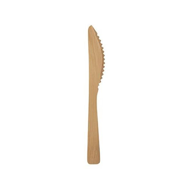 Papstar 50 Messer, aus Bambus "pure" 17 cm