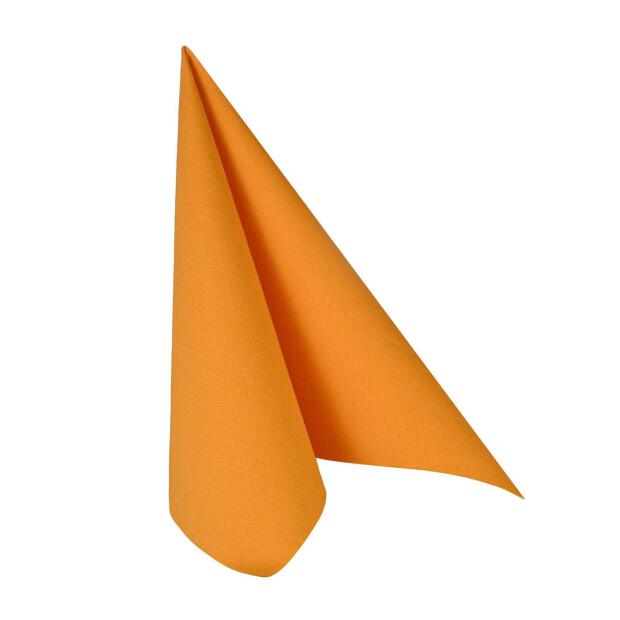 20 Servietten "ROYAL Collection" 1/4-Falz 33 cm x 33 cm orange