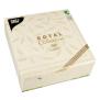50 Servietten "ROYAL Collection" 1/4-Falz 40 cm x 40 cm champagner "New Mediterran"