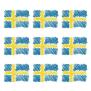 20 Servietten, 3-lagig 1/4-Falz 33 cm x 33 cm schwedische Flagge Schweden