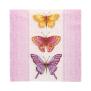20 Servietten, 3-lagig 1/4-Falz 33 cm x 33 cm "Gentle Butterflies"