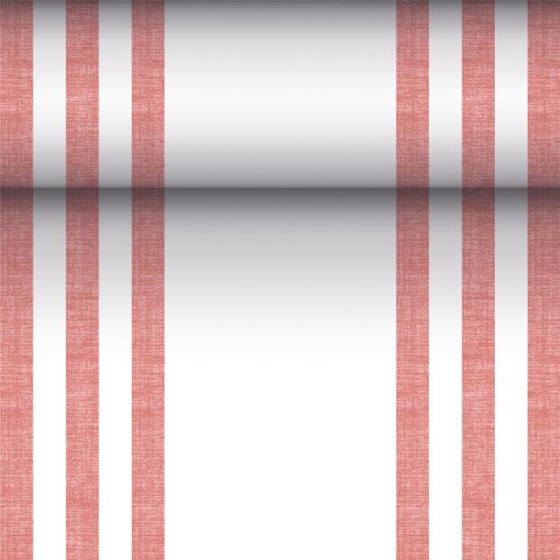 Papstar Tischläufer PV-Tissue Mix ROYAL Collection 24 m x 40 cm bordeaux Lines