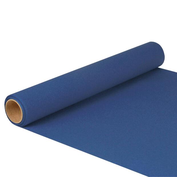 Papstar Tischläufer Tissue ROYAL Collection 5 m x 40 cm dunkelblau