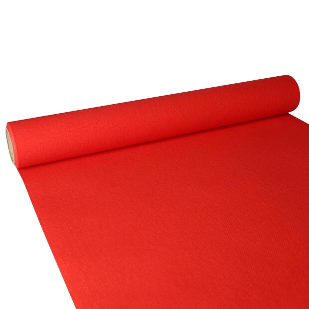 Papstar Tischläufer Tissue ROYAL Collection 3 m x 40 cm rot