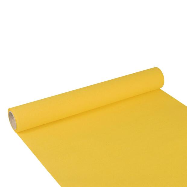 Papstar Tischläufer Tissue ROYAL Collection 3 m x 40 cm gelb