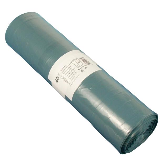 Starpak 40 Müllsäcke, LDPE 120 l 110 cm x 70 cm blau