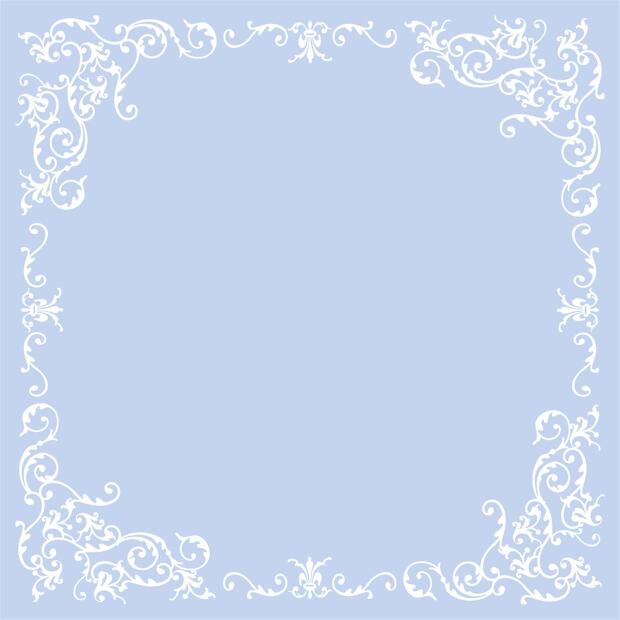 20 Airlaid Tischdecken Mank Pomp pastellblau 80x80cm 1/8-Falz 88617